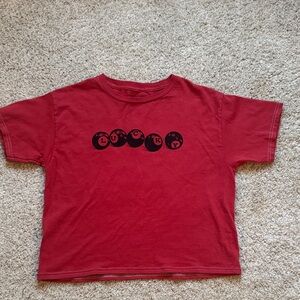 Urban Outfitters Red 'Lucky' T